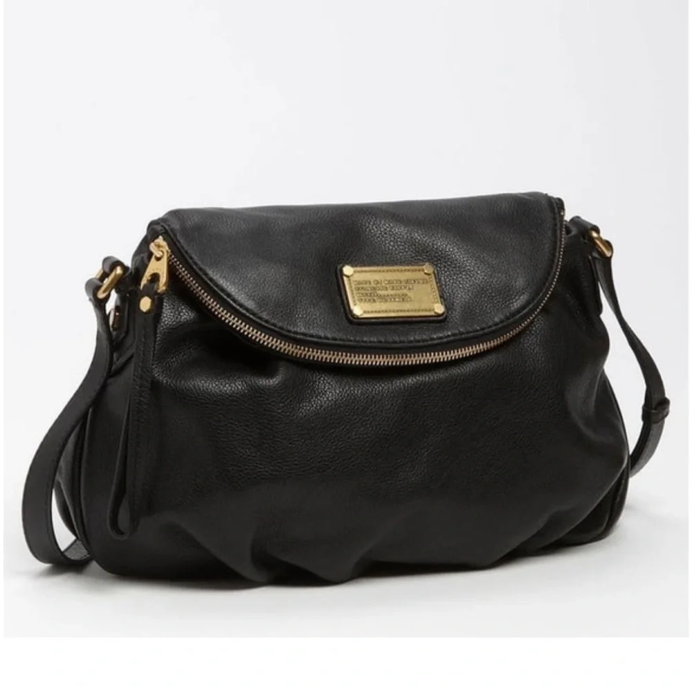 Marc by Marc Jacobs Classic Q Natasha Black Leather Crossbody Bag - Picture 2 of 15